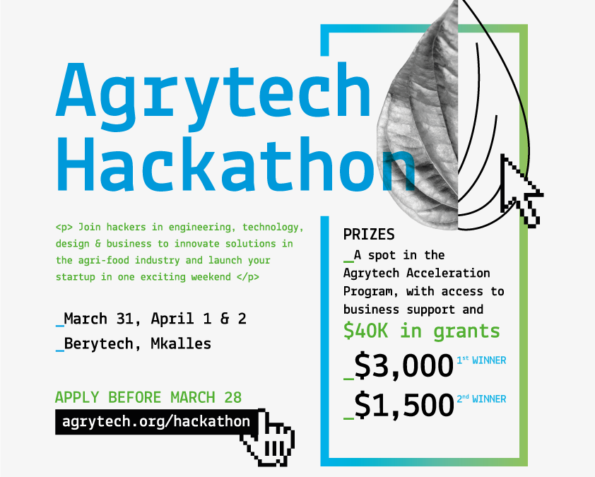 Agrytech Hackathon: Agri-food Innovations In One Weekend