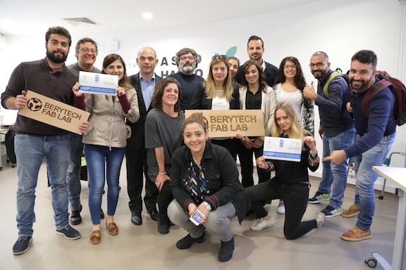 A Lebanese-Italian Fab Lab training at Berytech